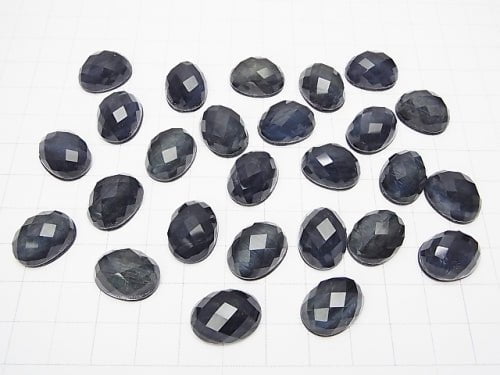 Blue Tiger's Eye x Crystal AAA Oval Cabochon 16x12mm 1pc $11.79!