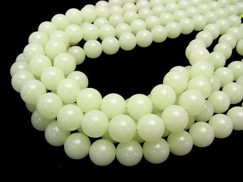 Luminous Glow Stone  Round 12mm 1/4 or 1strand beads (aprx.15inch/36cm)