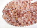 [Video] Red Hematoid Quartz Round 10mm half or 1strand beads (aprx.15inch/36cm)