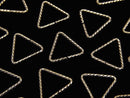 14KGF Triangle Ring (openable type) Sparkle [5mm][7.6mm][10mm] 10pcs