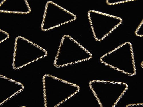 14KGF Triangle Ring (openable type) Sparkle [5mm][7.6mm][10mm] 10pcs