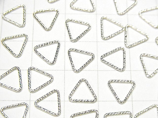 Silver925 Triangle Ring (close) glitter [5 mm] [7.6 mm] [10 mm] 20 pcs $4.79