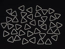Silver925 Triangle Ring (close) glitter [5 mm] [7.6 mm] [10 mm] 20 pcs $4.79