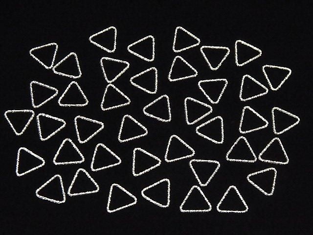 Silver 925 Triangle Ring (Closed) Glitter [5mm][7.6mm][10mm] 20pcs