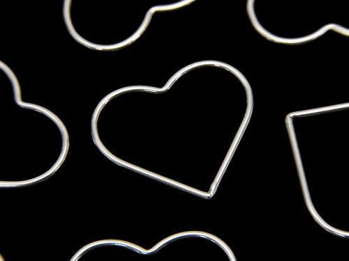 Silver925 Component Heart [10mm][17.5mm] 5pcs