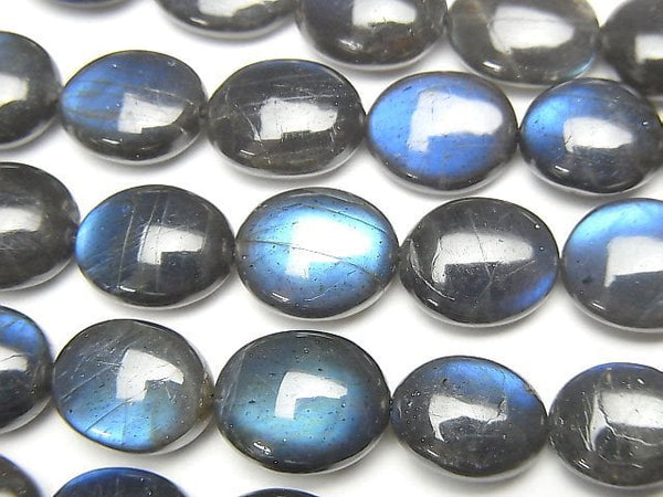 Labradorite, Oval Gemstone Beads