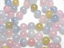 [Video] Beryl Mix (Multicolor Aquamarine) AAA- Round 10mm Bracelet