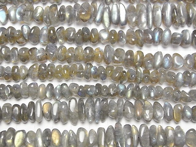 [Video]Labradorite AA++ Small Nugget (Chips) 1strand beads (aprx.15inch/38cm)