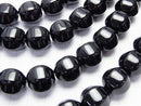 [Video] Onyx  6Faceted Round 14mm half or 1strand beads (aprx.15inch/36cm)