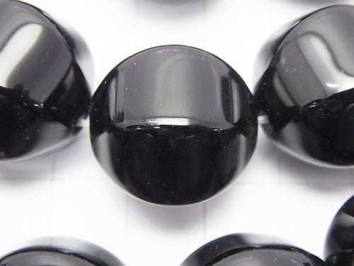 Onyx  6Faceted Round 20mm half or 1strand beads (aprx.15inch/36cm)