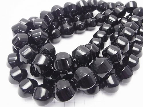 Onyx  6Faceted Round 20mm half or 1strand beads (aprx.15inch/36cm)