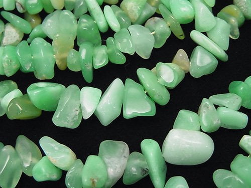 Chips, Chrysoprase Gemstone Beads