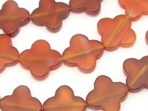 Carnelian, Flower Gemstone Beads