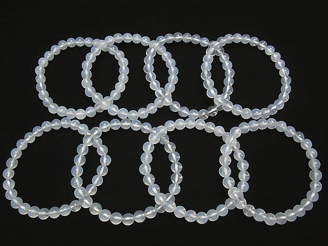 [Video] High quality Moonlight Quartz AAA Round 7mm 1 strand (Bracelet)