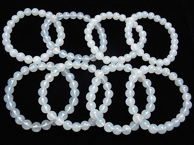 [Video] High quality Moonlight Quartz AAA 'Round 7 mm, 8 mm 1 strand (Bracelet)