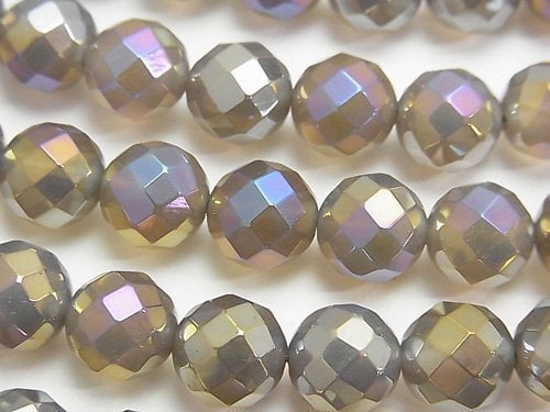 Faceted Round, Flash Crystal Gemstone Beads