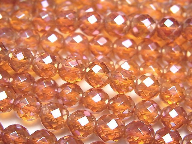 Faceted Round, Flash Crystal Gemstone Beads