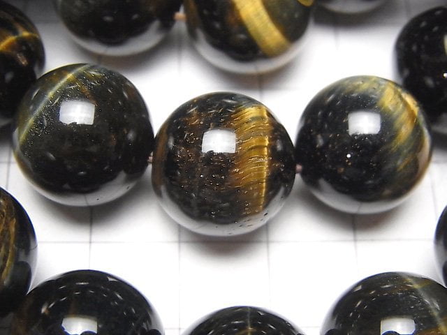 [Video] Mix Tiger's Eye AAA Round 16mm Bracelet