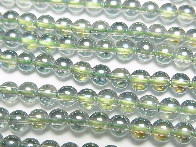 Flash Crystal, Round Gemstone Beads