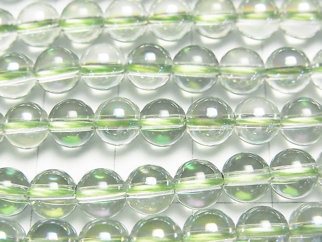 [Video] Green Flash Crystal Round 6mm half or 1strand beads (aprx.15inch/37cm)