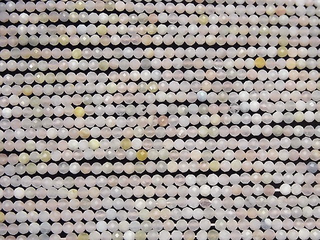 [Video] High Quality! Beryl Mix AAA- Faceted Round 3mm 1strand beads (aprx.15inch / 36cm)