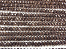 Hematite Faceted Button Rondelle 6x6x4mm Bronze color coated 1strand beads (aprx.15inch/38cm)