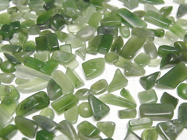 Russian Nephrite Jade AA Undrilled Chips 100g