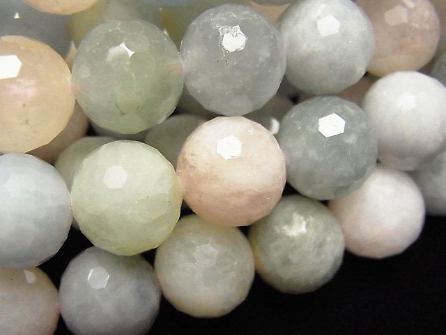 Faceted Round, Mixed Stone Gemstone Beads