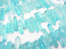 1strand $11.79! Crystal Natural Point Cut Blue Color Coating 1strand (aprx.15inch / 37cm)