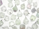 [Video] Fluorite 8Faceted Body Charm Silver925 3pcs