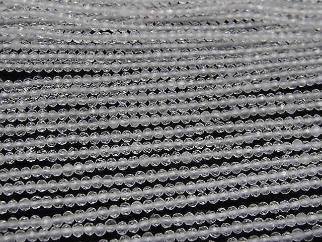 [Video] High Quality! 2pcs $6.79! High Quality Crystal AAA-Faceted Round 2mm 1-strand beads (approx. 15inch/37cm)
