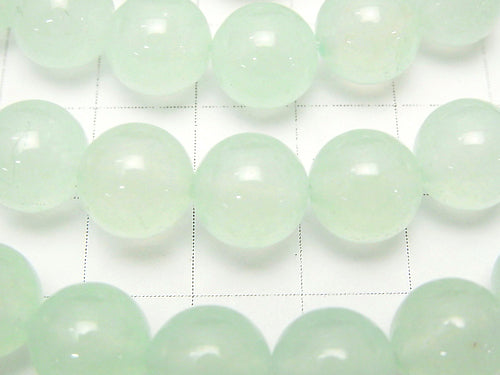 1strand $5.79! Pastel Green Color Jade (Clear Type) Round 10mm 1strand beads (aprx.15inch / 37cm)