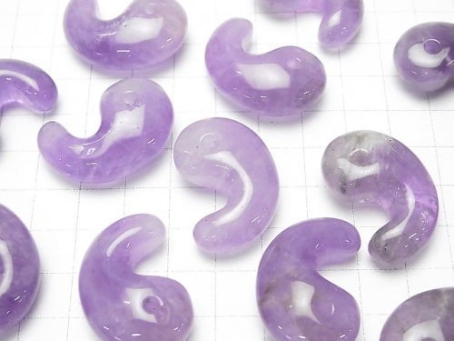 Lavender Amethyst AA Comma Shaped Bead 30x20mm 3pcs $15.99!