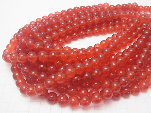 1strand $5.79! Red Color Jade (Clear Type) Round 10mm 1strand beads (aprx.15inch / 37cm)