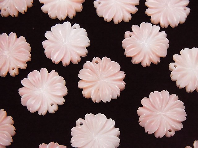 Flower, Mother of Pearl (Shell Beads) Pearl & Shell Beads