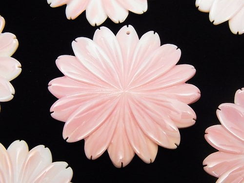 Flower, Mother of Pearl (Shell Beads) Pearl & Shell Beads