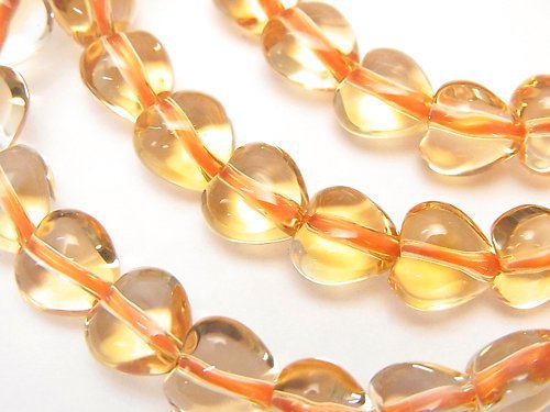 Accessories, Bracelet, Citrine, Heart Gemstone Beads