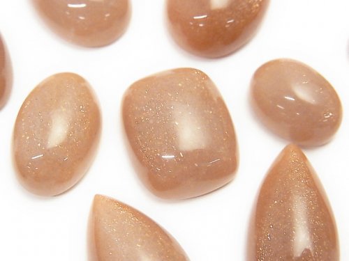 Cabochon, Moonstone Gemstone Beads