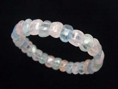 1strand $39.99! Beryl Mix (Multi Color Aquamarine) AAA - Two Hole Nugget 1strand (Bracelet)