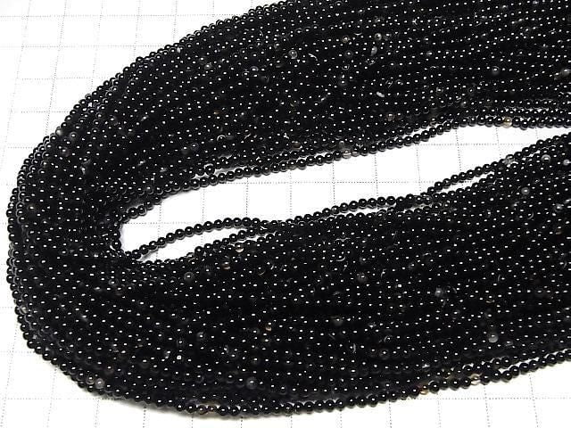 [Video] Striped Onyx Round 2mm 1-strand beads (approx. 15 inches/38 cm)
