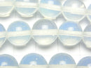 [Video] Synthetic Opal Round 12mm White 1strand beads (aprx.14inch/34cm)