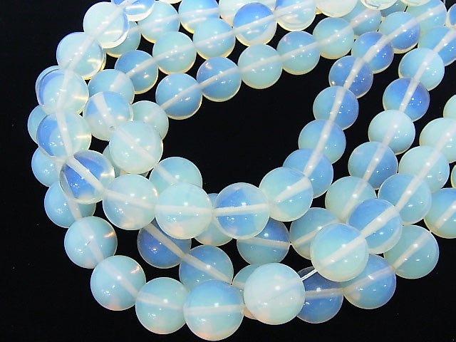 1strand $6.79! Opalite  Round 14mm White 1strand beads (aprx.14inch / 35cm)