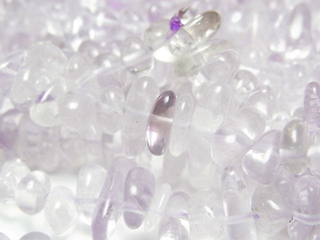 [Video] Lavender Amethyst Chips (Small Nugget) 1strand beads (aprx.34inch / 86cm)