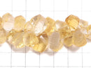 [Video] [One of a kind] High Quality Citrine AAA- Drop 4Faceted Twist Faceted Briolette 1strand beads (aprx.6inch / 16cm) NO.1