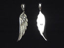 Silver925 Feather Pendant 40x9x3mm 1pc