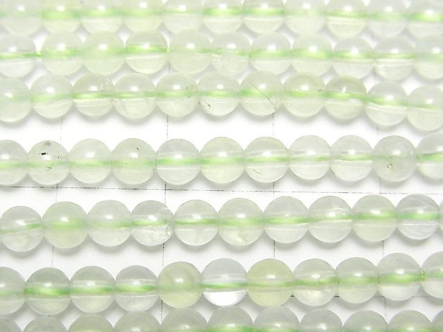 [Video]Prehnite AA++ Round 4mm 1strand beads (aprx.15inch/36cm)