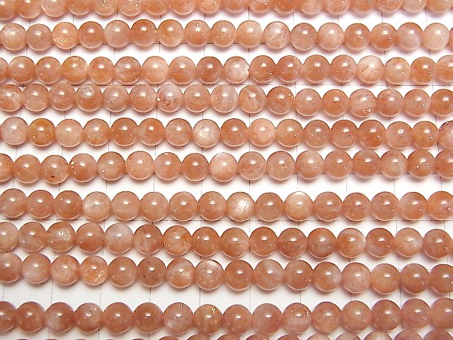 [Video]Sunstone AA Round 6mm 1strand beads (aprx.15inch/37cm)