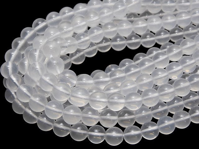 [Video]Milky Quartz AAA Round 10mm 1/4 or 1strand beads (aprx.15inch/38cm)