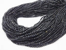[Video] Natural color blue Tiger's Eye AA ++ Round 3mm 1strand beads (aprx.15inch / 38cm)