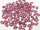 [Video] High Quality Rubellite (Red Tourmaline) AAA Pear shape Faceted Briolette [S size] 5pcs